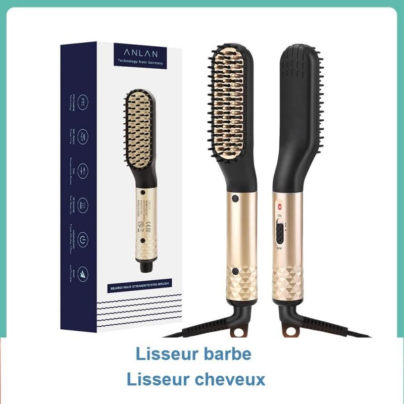 Brosse chauffante barbe Nat-Hom Gold